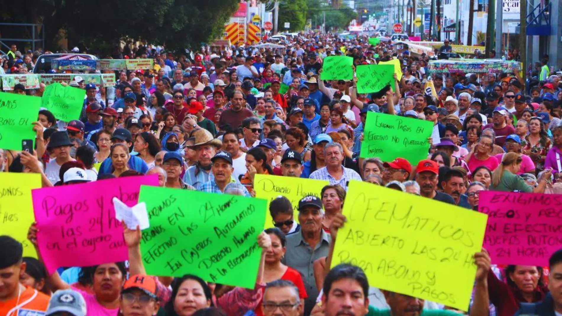 Manifestación UUH - CFE